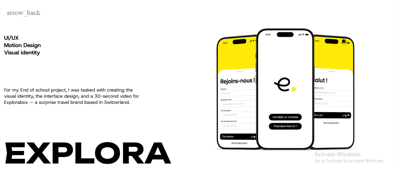 Interactive Portfolio Website Preview